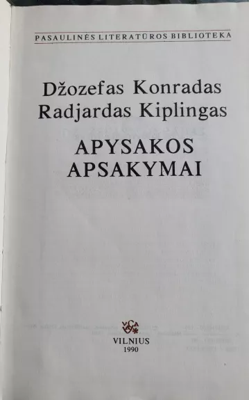 Apysakos, apsakymai