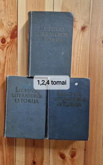 Lietuvių literatūros istorija (I tomas)