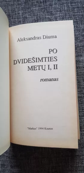 Po dvidešimties metų