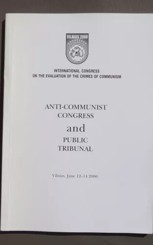 Anti communist congress and public tribunal