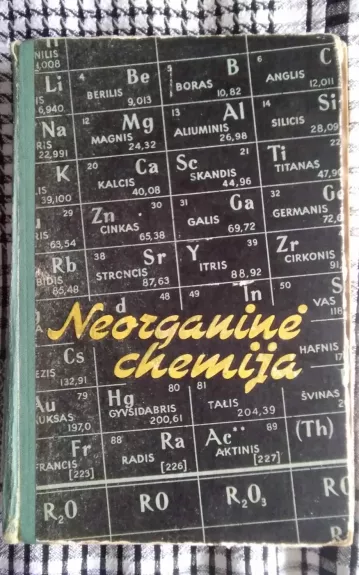 Neorganinė chemija IX-XI klasei