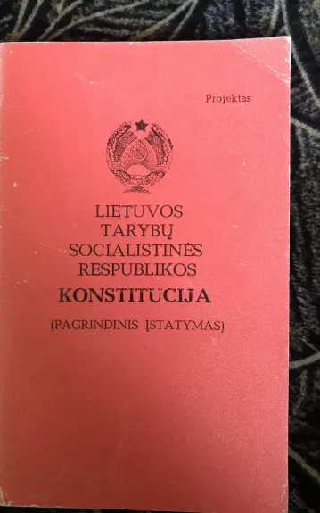 Lietuvos tarybų socialistinės respublikos konstitucija
