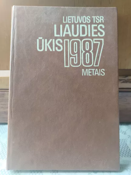 Lietuvos TSR liaudies ūkis 1987 metais