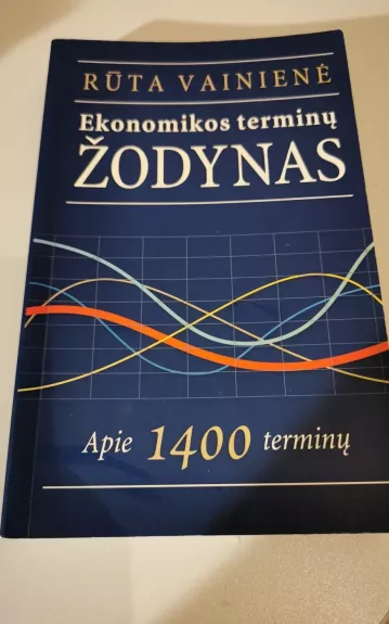 Ekonomikos terminų žodynas. Apie 1400 terminų.