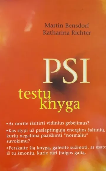 PSI testų knyga