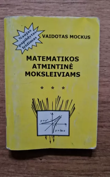 Matematikos atmintinė moksleiviams