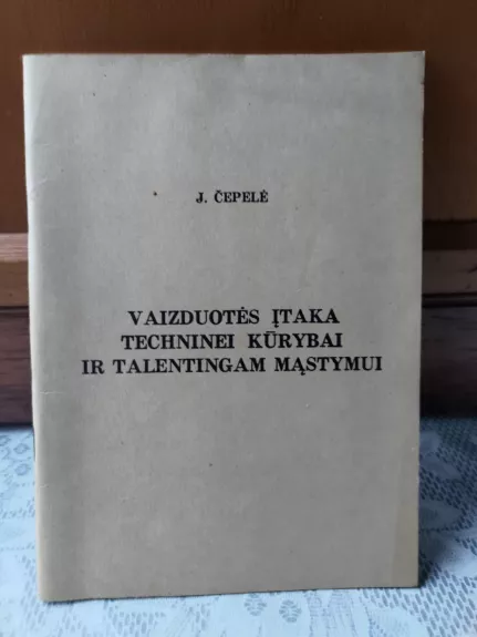 Vaizduotės įtaka techninei kūrybai ir talentingam mąstymui