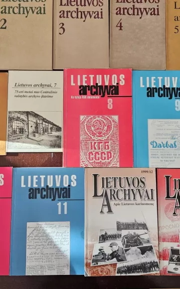 Lietuvos archyvai (13 tomų) 1988-1999