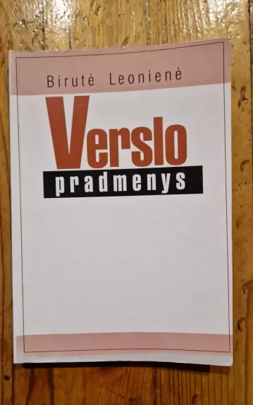 Verslo pradmenys