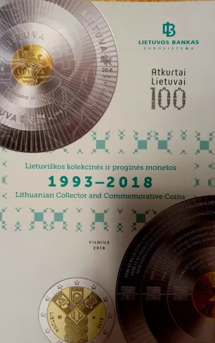 Lietuviškos kolekcinės ir proginės monetos 1993-2018