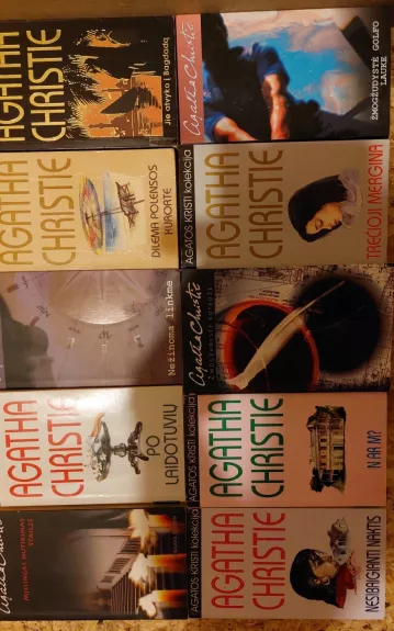 Agatha Christie "Siroko" leidyklos knygų kolekcija