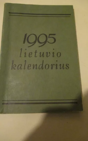 1995 lietuvio kalendorius