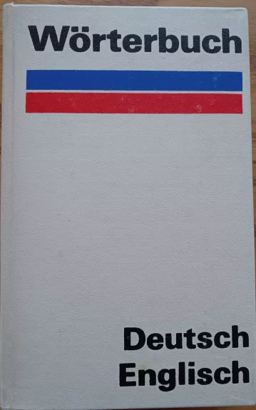 Wörterbuch Deutsch-Englisch/ Englisch-Deutsch