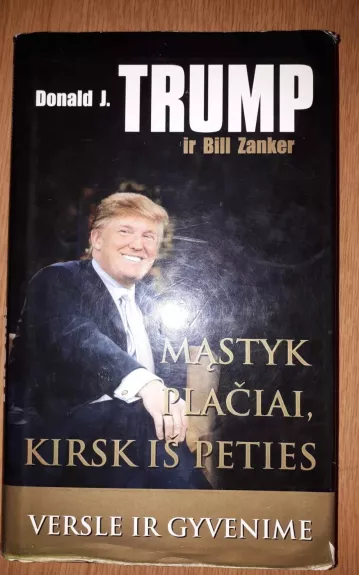 Mąstyk plačiai, kirsk iš peties