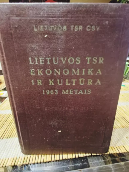 Lietuvos TSR ekonomika ir kultūra 1963 metais