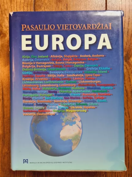 Pasaulio vietovardžiai. EUROPA