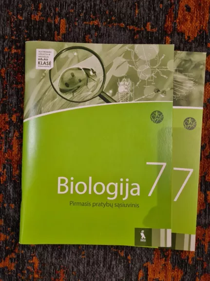 Biologija 7. Pirmasis pratybų sąsiuvinis