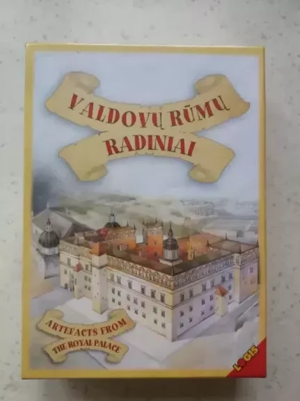 Stalo žaidimas Logis "Valdovų rūmų radiniai" Board game Artefacts from the Lithuanian  Royal Palace