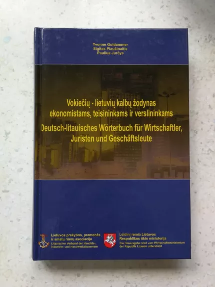 Vokiečių-lietuvių kalbų žodynas ekonomistams, teisininkams ir verslininkams