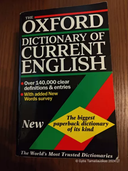 Oxford Dictionary of current englisch