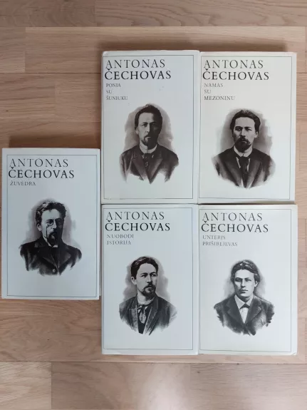 A. Čechovo kūrinių serija (5 knygos)