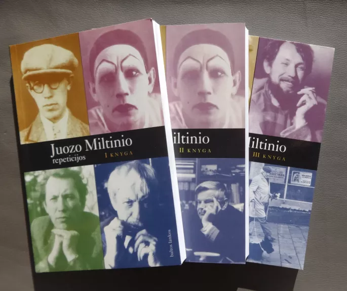 Juozo Miltinio repeticijos (3 knygos)