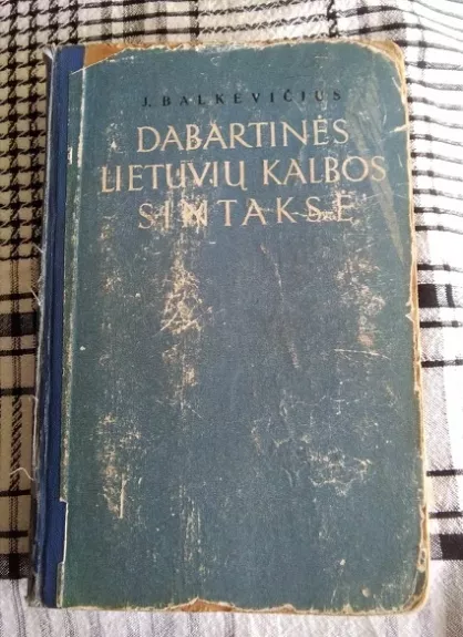 Dabartinės lietuvių kalbos sintaksė
