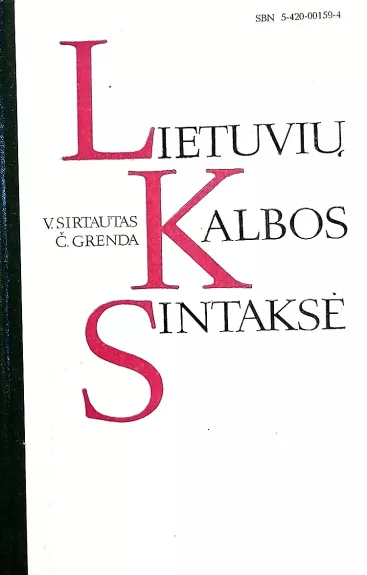 Lietuvių kalbos sintaksė