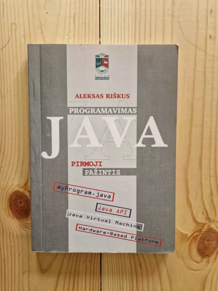 Programavimas Java. Pirmoji pažintis