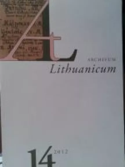 Archivum Lithuanicum 14