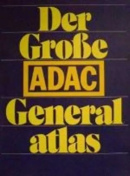 Der Große ADAC Generalatlas