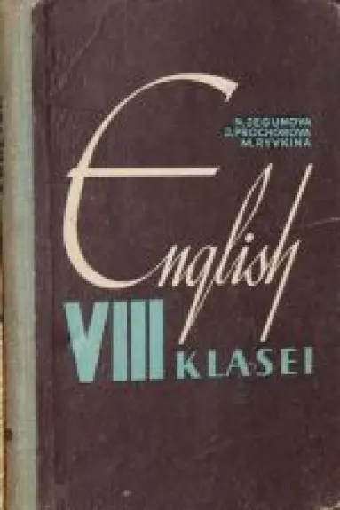 English VIII klasei