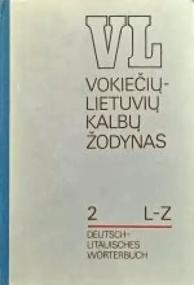 Vokiečių - Lietuvių kalbų žodynas 2 L - Z