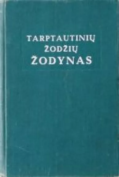 Tarptautinių žodžių žodynas