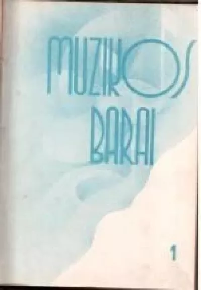 Muzikos barai, 1938 m., Nr. 1