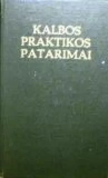 Kalbos praktikos patarimai