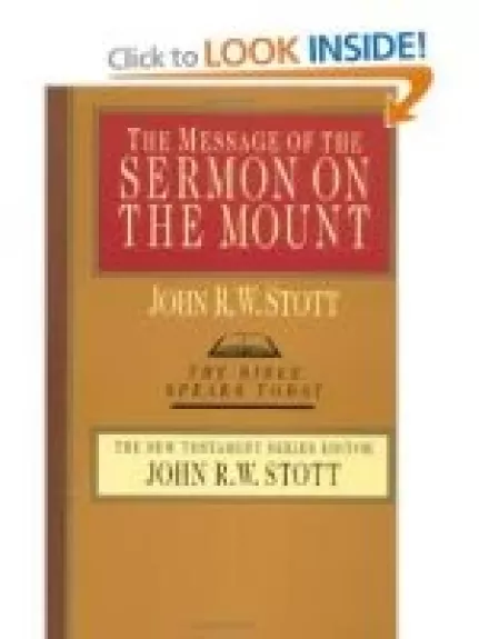 The Message of the Sermon on the Mount (Bible Speaks Today)