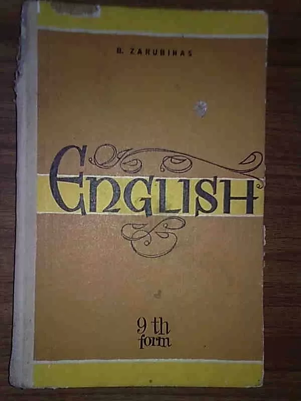 English for 9th Form - Efimovas Zarubinas, knyga