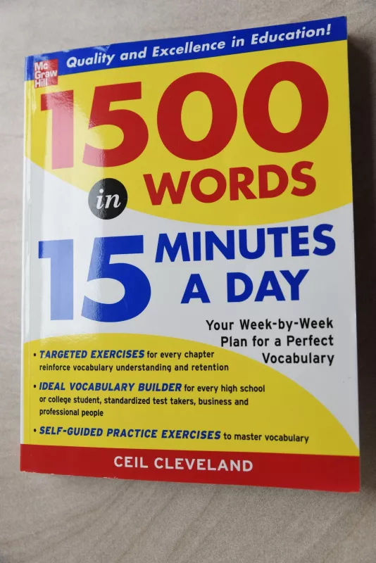 1500 words in 15 minutes a day - Ceil Cleveland, knyga