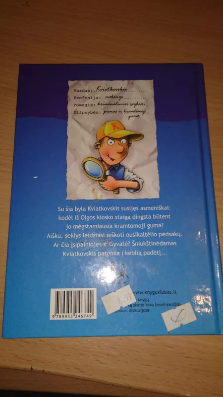 Seklys Kviatkovskis: Sąmokslas dėl kramtomosios gumos - Jurgen Banscherus, knyga