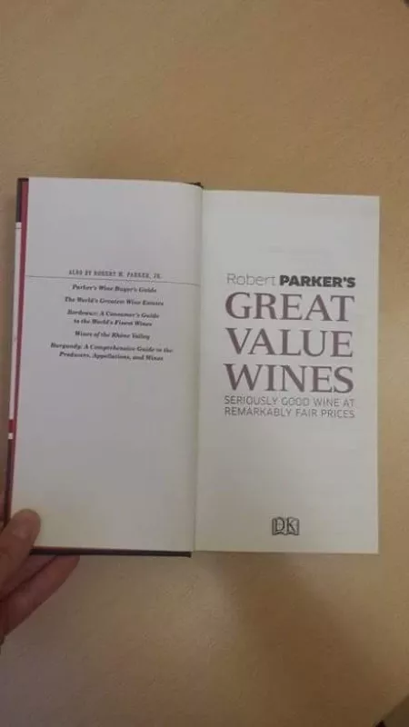Great value wines - Robert B. Parker, knyga