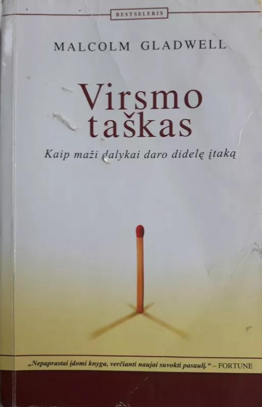 Virsmo taškas: kaip maži dalykai daro didelę įtaką - Malcolm Gladwell, knyga