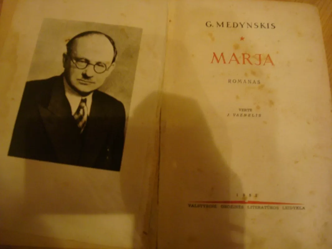 Marja - G. Medynskis, knyga