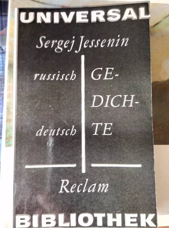 Sergej Jessenin russich deutsch GEDICHTE - Sergej Jessenin, knyga