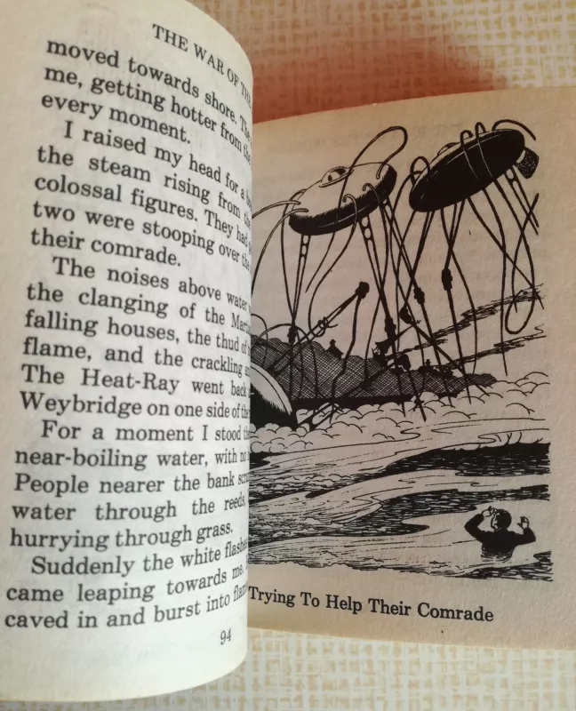 The war of the worlds - H.G. Wells, knyga