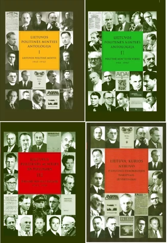 Lietuvos politinės minties antologija (4 knygos) - Autorių Kolektyvas, knyga