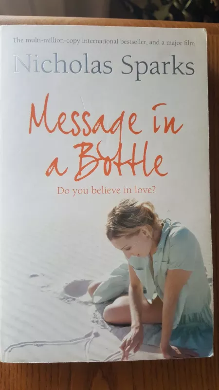 Message in a Bottle - Nicholas Sparks, knyga