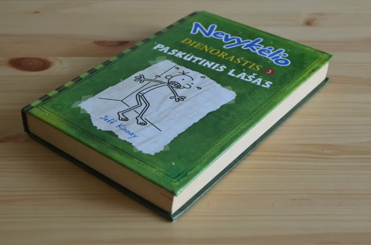 Nevykėlio dienoraštis 3. Paskutinis lašas - Jeff Kinney, knyga