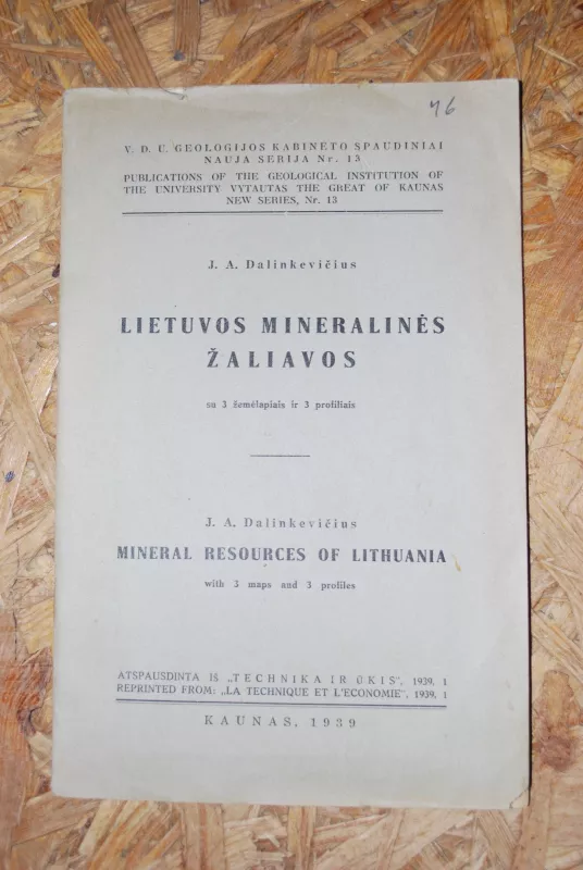 lietuvos mineralinės Žaliavos - Autorių Kolektyvas, knyga