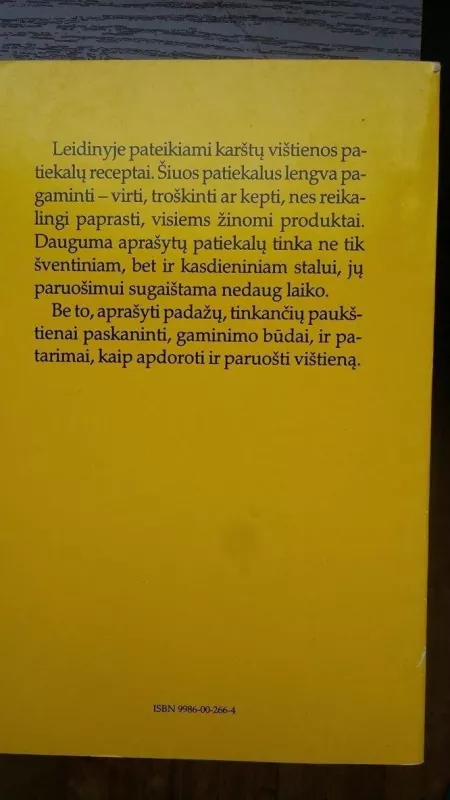 Karšti vištienos patiekalai - Danutė Barisauskaitė, knyga